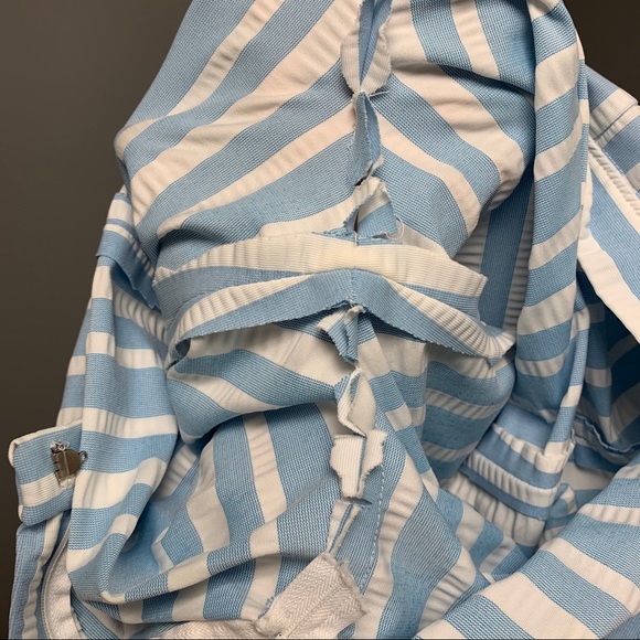 Vintage SET matching 1970s Women’s Stripe Outfit - Picture 14 of 16